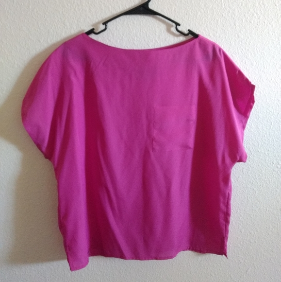 David Matthew Tops - 16 David Matthew Hot Pink Vintage Box Top Korea